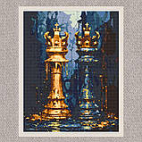 Алмазна мозаїка/вишивка Шахи  40*50 см Орігамі OD 3491, фото 5