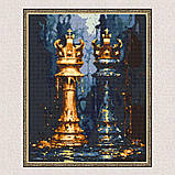 Алмазна мозаїка/вишивка Шахи  40*50 см Орігамі OD 3491, фото 4