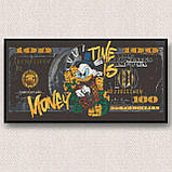 Алмазна мозаїка/вишивка Скрудж Макдак 40*80 см Орігамі OD 5124, фото 6