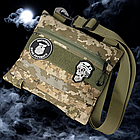 Тактична сумка MilStyle Maxi EDC-сумка з велкро, піксель ЗСУ, 26×23×6 см, фото 2