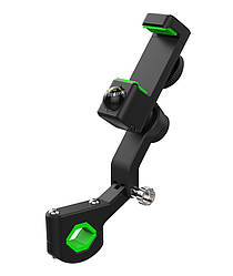 Кріплення Primo Guider для телефона на кермо велосипеда, мотоцикла — Black/Green