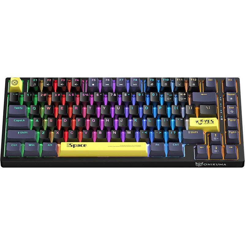 Клавіатура дротова Onikuma USB G52 RGB, чорна, фото 1