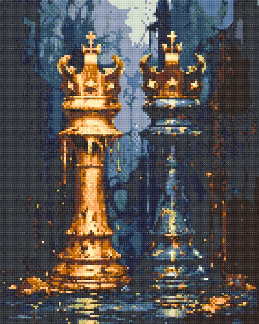 Алмазна мозаїка/вишивка Шахи  40*50 см Орігамі OD 3491, фото 1