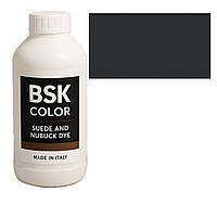 Фарба для замші та нубуку темно-сірий BSK Color, 500 мл