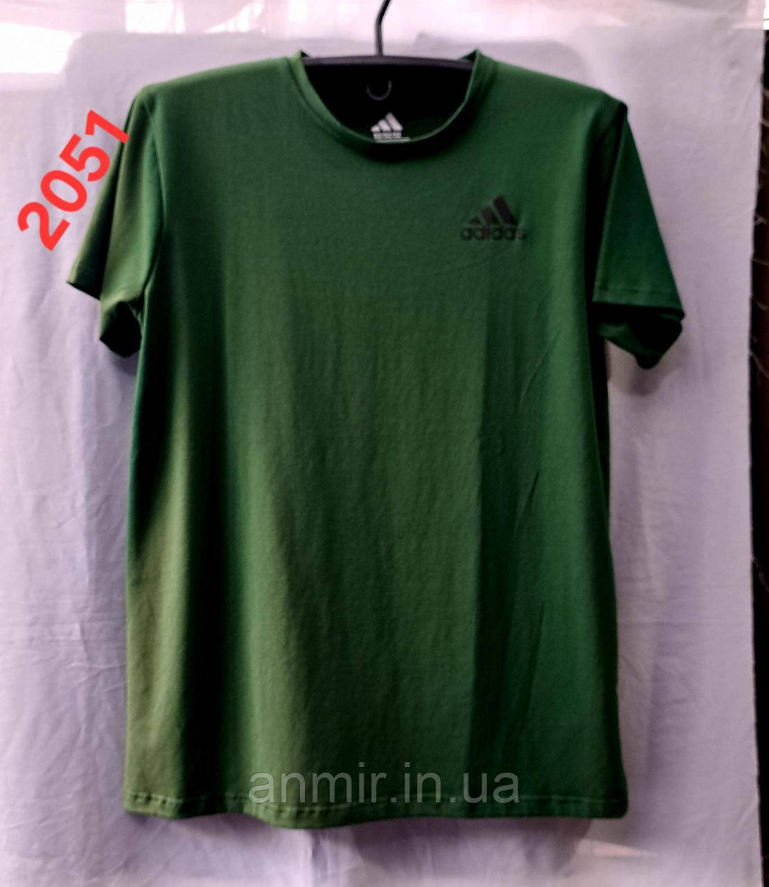 Чоловіча трикотажна футболка ADIDAS норма 46-54, колір уточнюйте під час замовлення