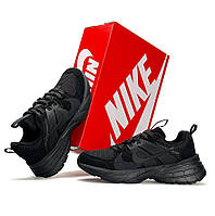 Мужские кроссовки Nike C2K Run Runtekk черные кросы текстильные найк с2к ран рунтек на лето легкие Вьетнам