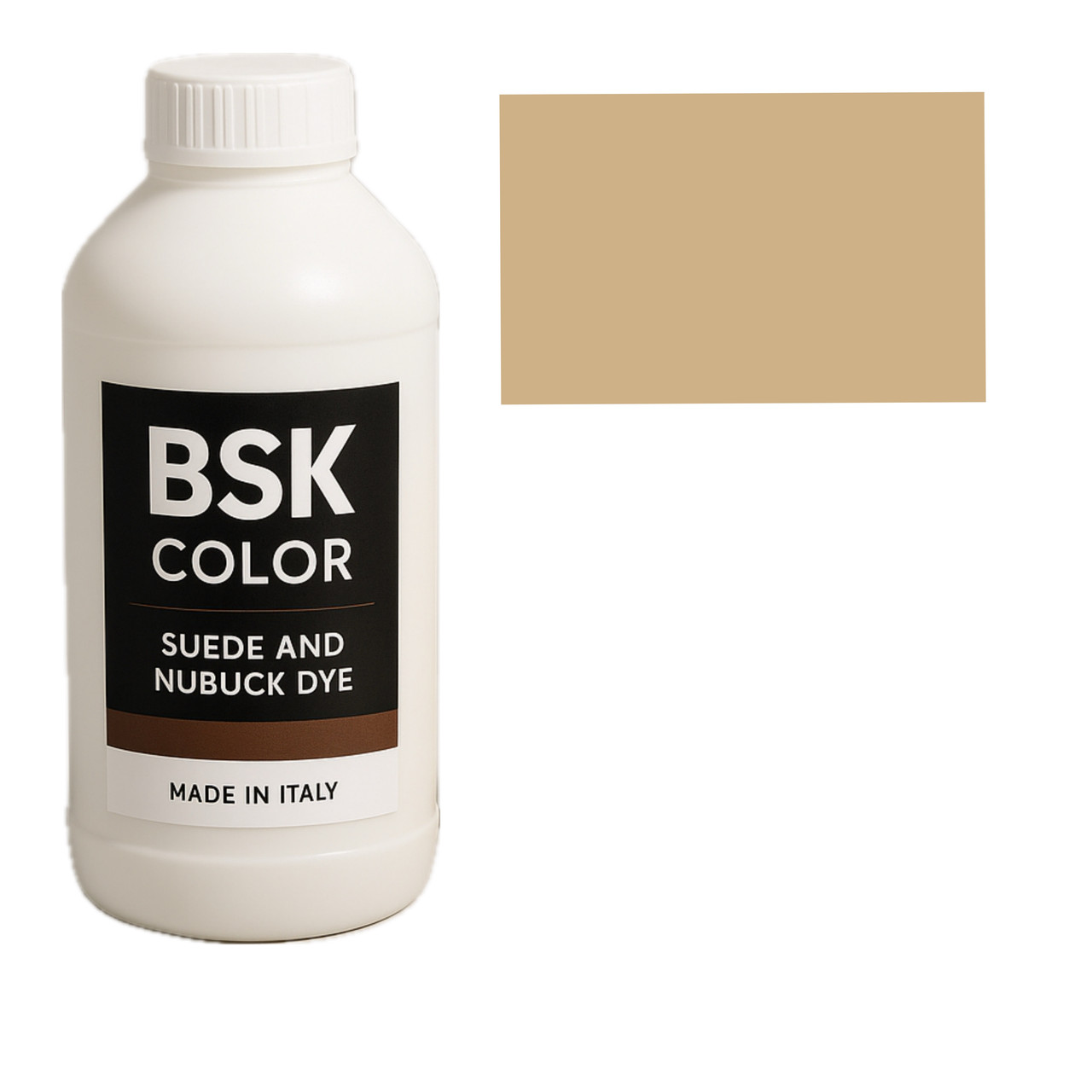 Фарба для замші та нубуку бежевий BSK Color, 500 мл