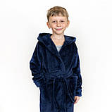 Теплий дитячий халат Deep Blue, фото 8