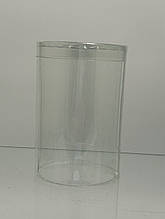 Пластиковий Тубус 80х120 мм харчової Прозорий