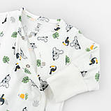 Чоловічок для немовлят з начосом діагональна застібка Koala, фото 2