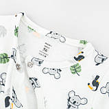 Чоловічок для немовлят з начосом діагональна застібка Koala, фото 3