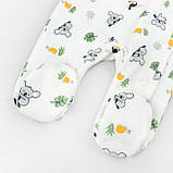 Чоловічок для немовлят з начосом діагональна застібка Koala, фото 5