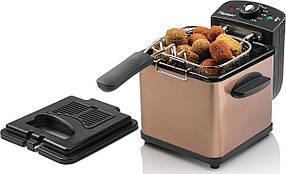 УЦЕНКА!!Фритюрниця Bestron Oil Fryer, мініфритюрниця для 1 порції картоплі фрі, риби або нагетсів