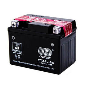 Акумулятор MOTO AGM (чорний) 12V  3Ah (YTX4L-BS)