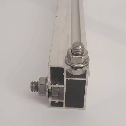 Алюмінієвий профіль для кріплення сонячних панелей SPL-1 розмір 40*27,5см, фото 1