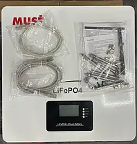 Акумуляторна батарея Must LP1600-24100 LiFePO4 24V 100Ah, фото 3
