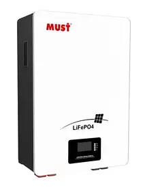 Акумулятор MUST LP1600-48100, 48В 100Аг, LiFePO4, літій-залізо-фосфатна АКБ