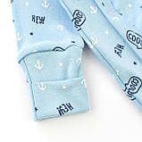 Чоловічок для немовлят на кнопках діагональна застібка Hey Cool, фото 2