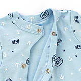 Чоловічок для немовлят на кнопках діагональна застібка Hey Cool, фото 4