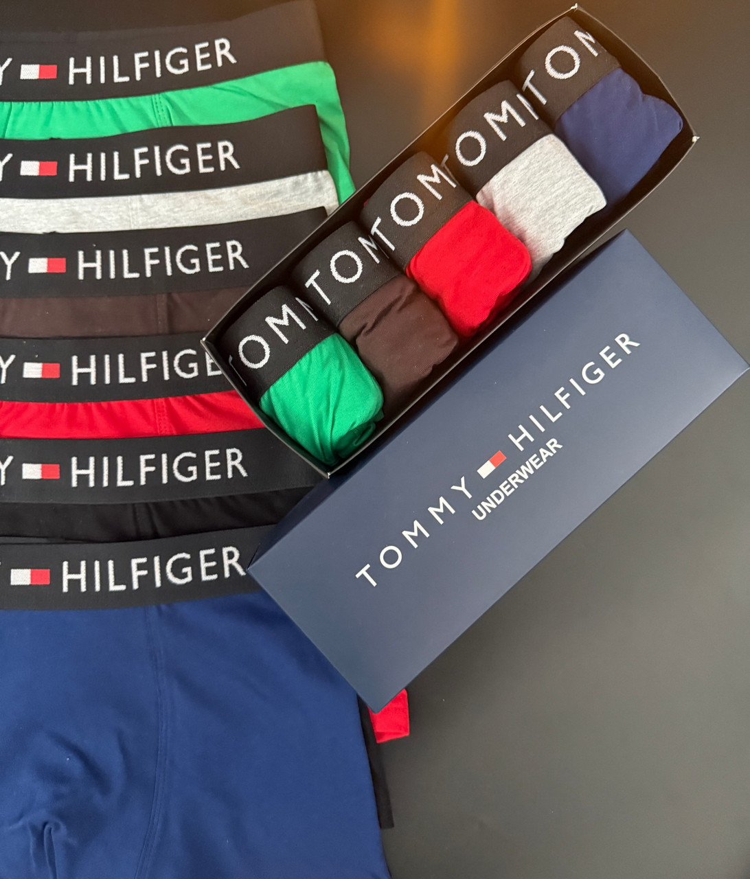 Чоловічі труси боксери Tommy Hilfiger (набір 5 штук, Туреччина)