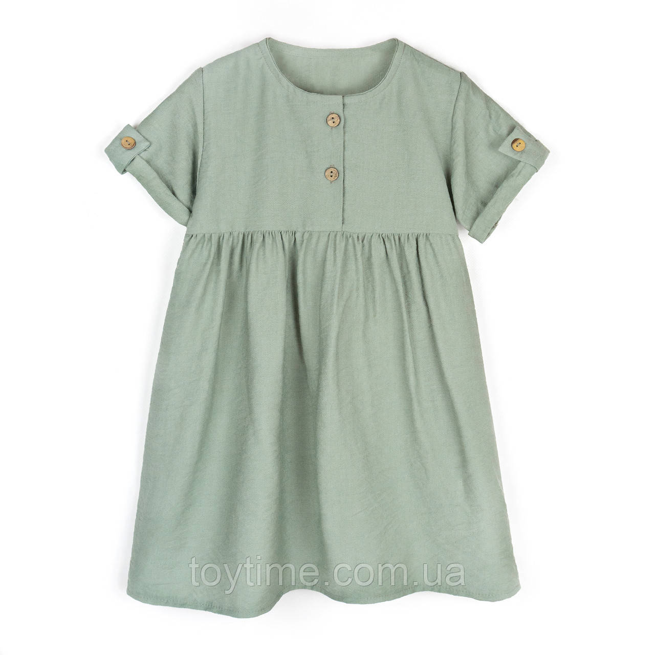 Сукня для дівчинки з ґудзиками Olive Elegant, фото 1