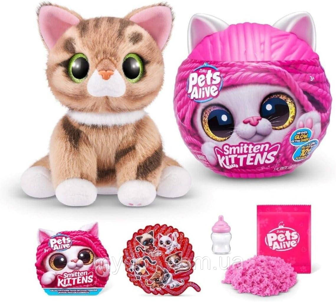 Петс Елайв Грайливі кошенята Смугастий кіт Джинджер Pets Alive Smitten Kittens Surprise Tabby Cat Ginger Оригінал