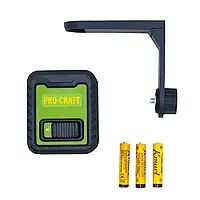 Лазерний рівень PROCRAFT LE-2D GREEN LINE NEW