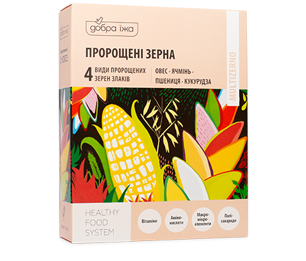 Пророщені зерна 4 злаків Choice  в стіках 100 г