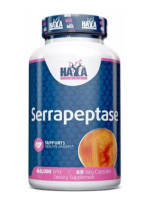 Харчова добавка HAYA LABS SERRAPEPTASE 60000 SPU - 60 капсул, фото 1