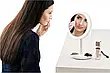 Косметичне дзеркало з підсвіткою Beauty Breeze Mirror, настільне, з вентилятором і збільшенням, фото 7