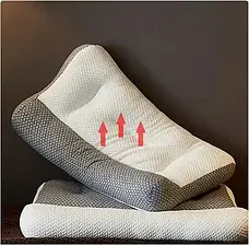 Ортопедична подушка для сну Pillow-03 800 г, 40×60 см, соєве та поліефірне волокно, знімний чохол, фото 5