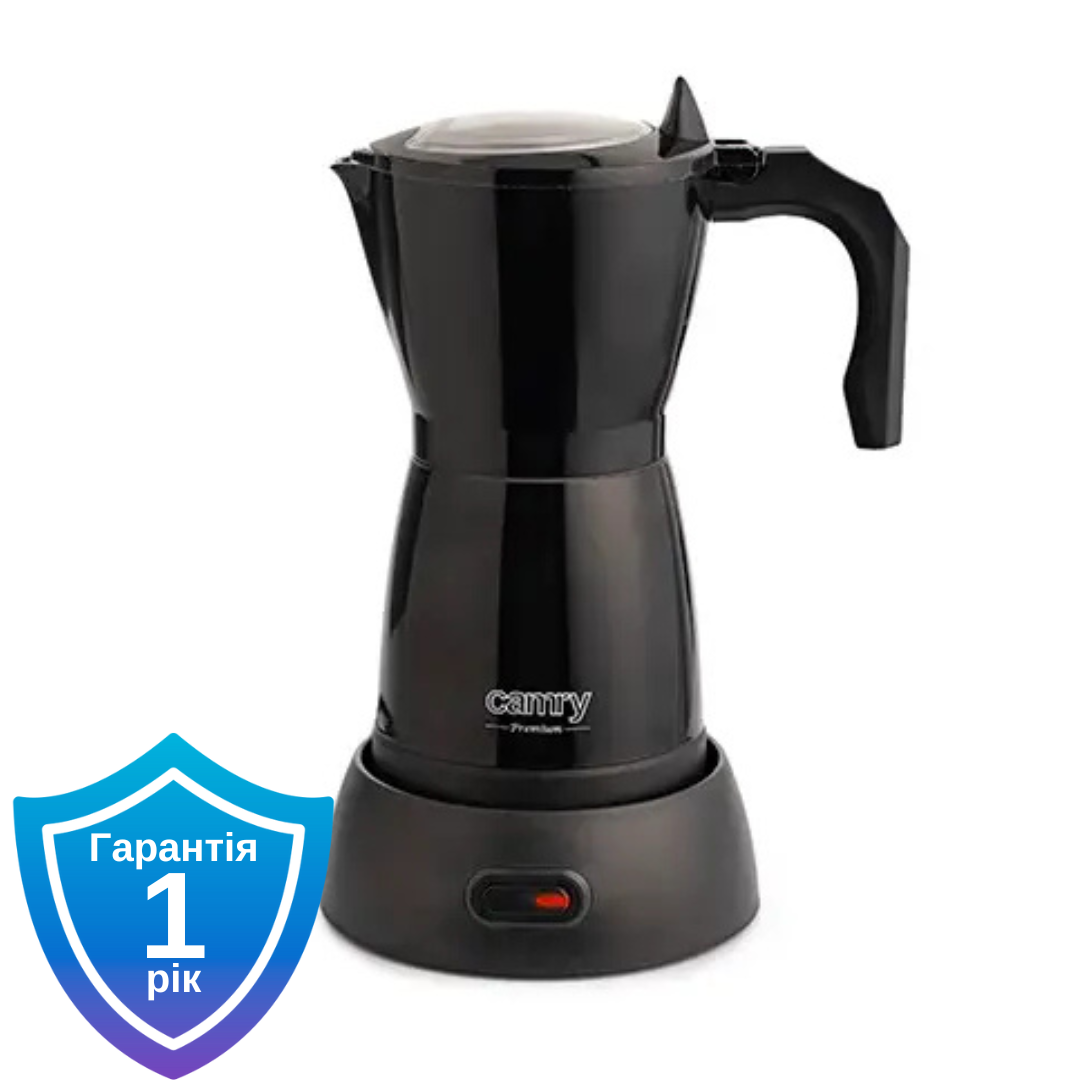 Кавоварка Camry CR 4415 Moka black 300 мл, фото 1