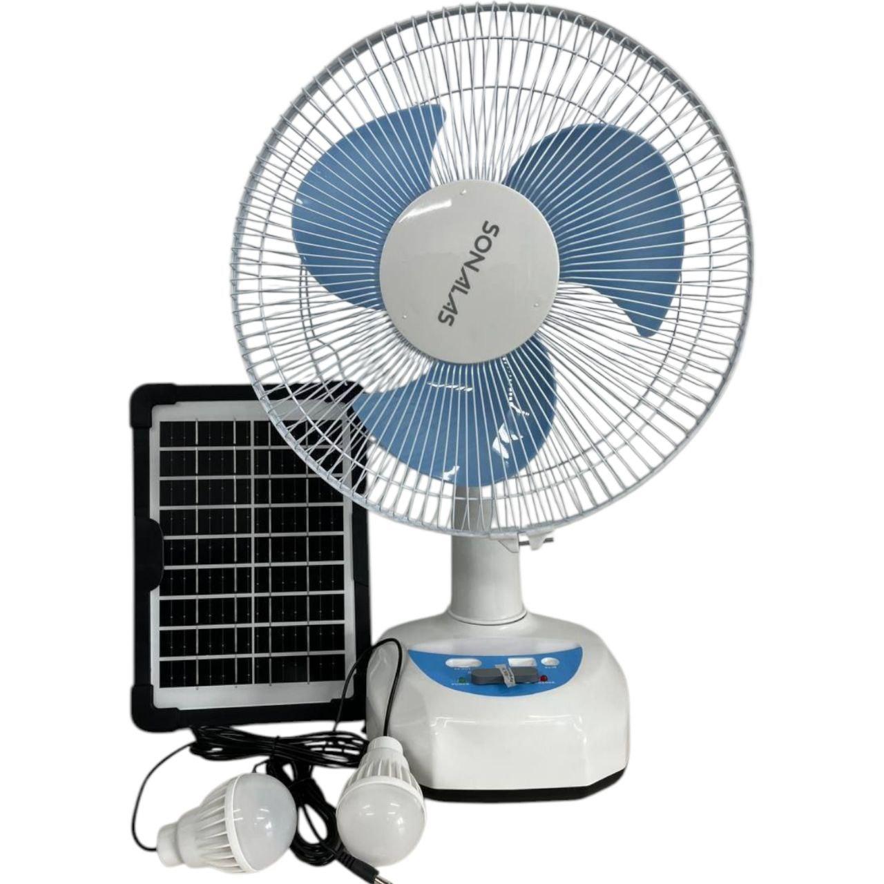 Портативний сонячний вентилятор, акумуляторний настільний вентилятор, переносний вентилятор для кемпінгу