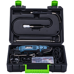 Міні-шліфмашина Kraft&Dele WDS2520 270 Вт з 200 насадками для дрібних робіт