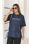 Футболка тай-дай жіноча "Place" (Туреччина) Батал, фото 7