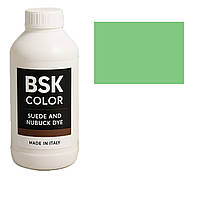 Фарба для замші та нубуку світло-зелений BSK Color, 500 мл