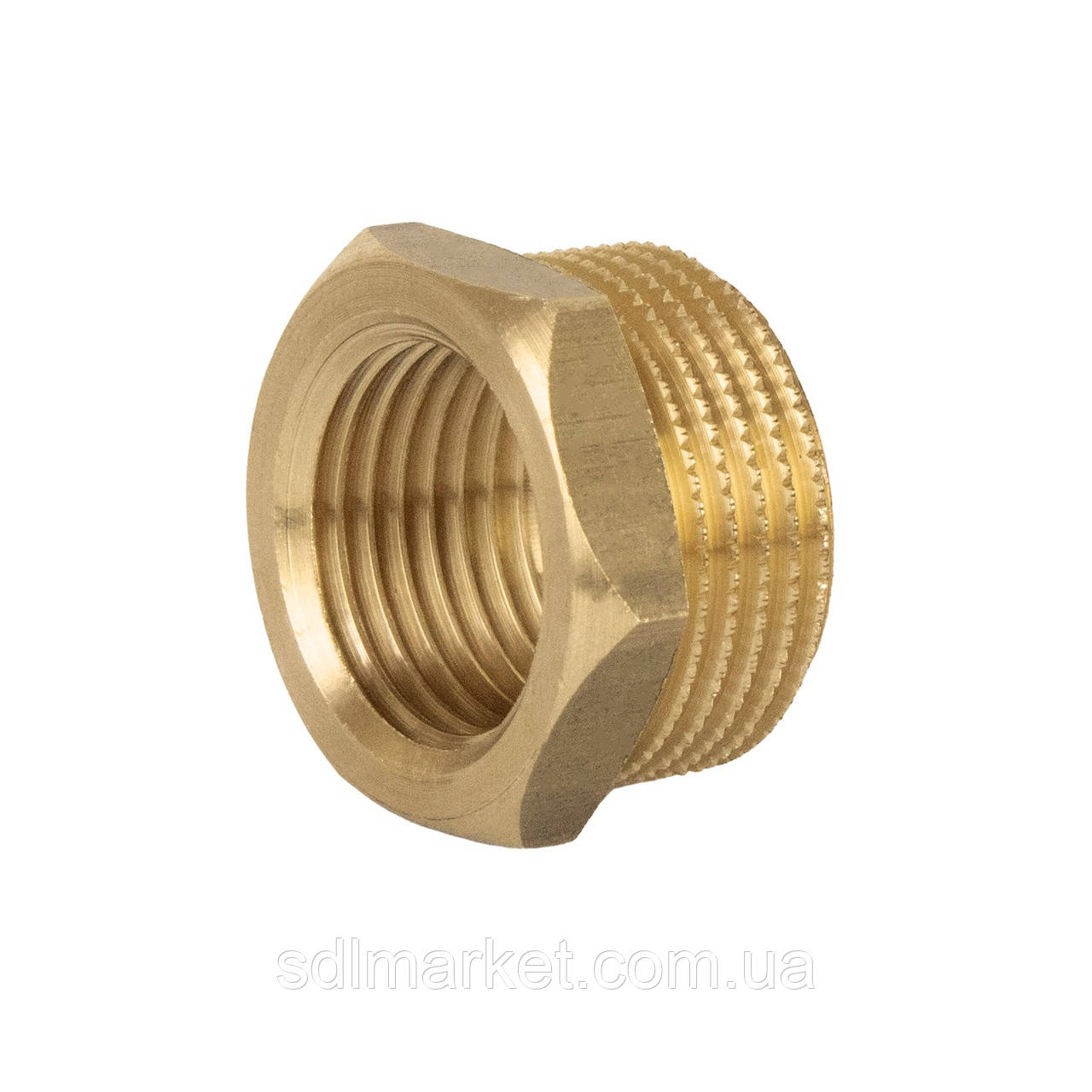 Футорка латунна 3/4| НР х 1/2| ВР штампована А07002А VA