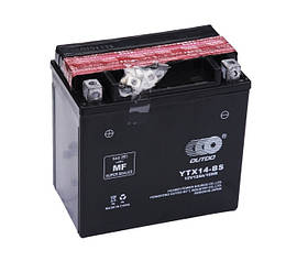 Акумулятор мото AGM (чорний) 12V 12 Ah (YTX14-BS) аналог ЕК131