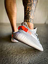 Кросівки чоловічі сірі Adidas Yeezy 350 Tail Light (00552), фото 5