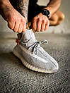Кросівки чоловічі сірі Adidas Yeezy 350 Tail Light (00552), фото 8