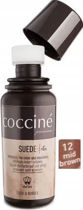 Коричнева фарба рідка для замші рідка COCCINE Suede 12 75 мл, фото 1