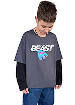 Дитячий лонгслів  MrBeast з довгим рукавом Містер Біст