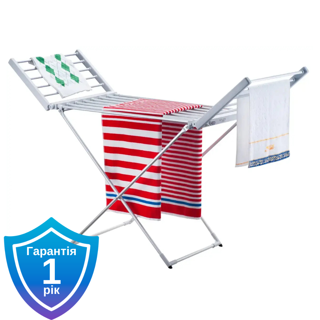 Сушарка для білизни електрична Adler AD 7821 складана, фото 1