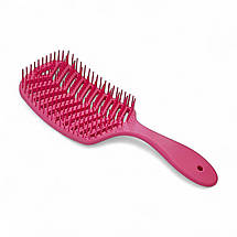 Щітка гребінець масажний для волосся Shield Diamond Hollow Comb продувний 23.5 см, фото 4