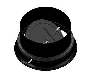 Повітряний заслін для вентиляційної шахти Ø650 мм