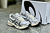 Жіночі чоловічі кросівки Asics Gel-Kahana 14 White Silver Black Взуття Асикс Кахана біло сріблясті з чорним, фото 5