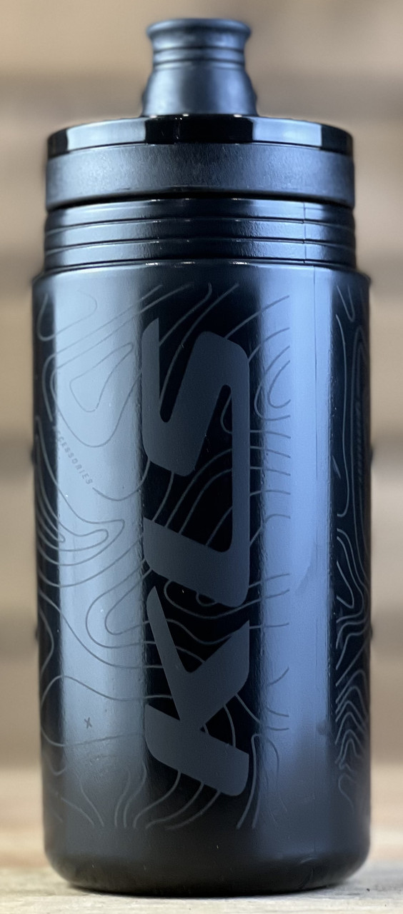 Фляга для велосипеда велофляга KLS GOBI 025 550 мл чорний матовий, фото 1
