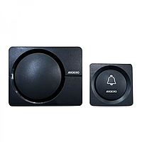 Бездротовий дзвінок Ardero E-402 3x1.5V/AAA(-) 38 мелодій чорний 94х75х24 мм