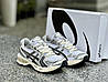 Жіночі чоловічі кросівки Asics Gel-Kahana 14 White Silver Black Взуття Асикс Кахана біло сріблясті з чорним, фото 8