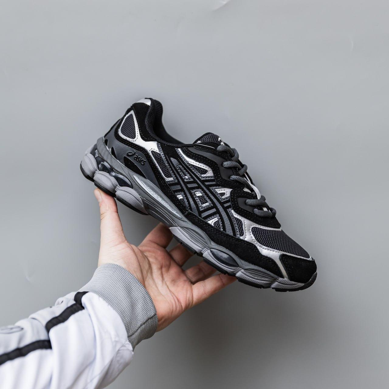 Кросівки чоловічі чорні Asics Gel NYC Black Grey (19629), фото 1
